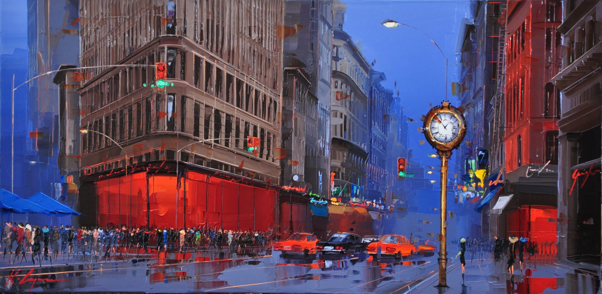 Kal Gajoum CityScapes Painting For Artists