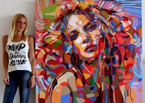 Noemi Safir Dolev Large scale portrait