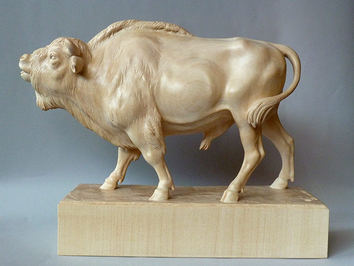 Incredible wood sculpture by Giuseppe Rumerio - ArtPeople.Net