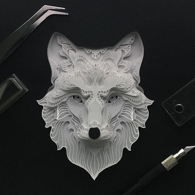 Download Patrick Cabral | papercut animals - ArtPeople.Net