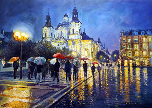 Yuriy Shevchuk Cityscape and Landscape paintings