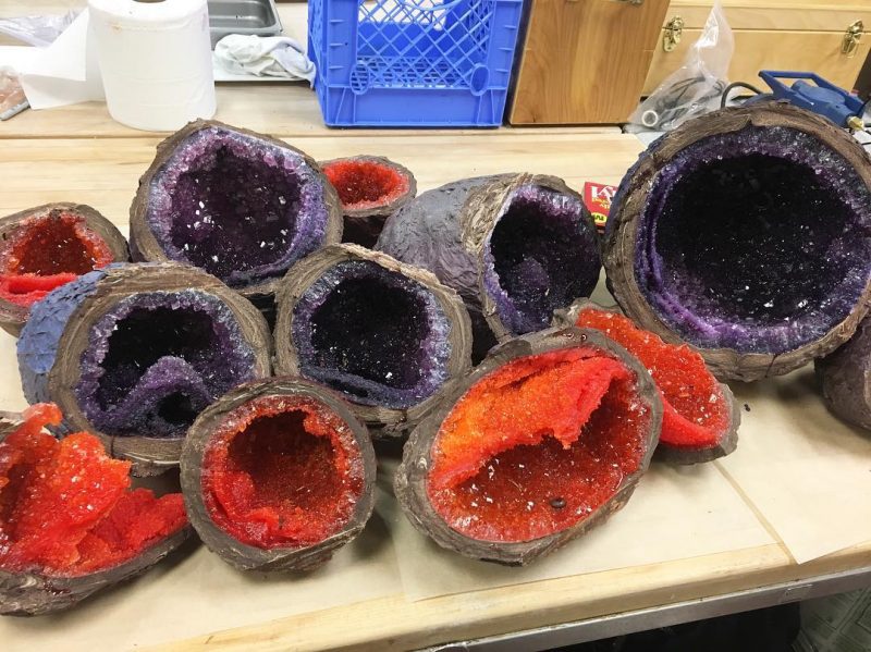 Chocolate Covered & Rock Candy Geodes Inside