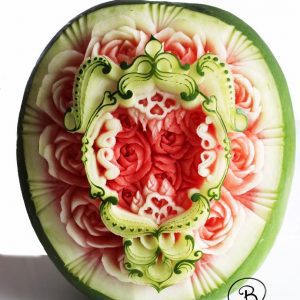 Incredible fruits carving by Daniele Barresi