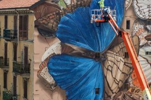 trompe l’oeil murals by France-based street artist Mantra