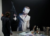 Gottfried Helnwein work is concerned primarily with psychological and sociological anxiety