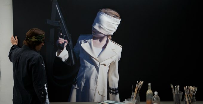Gottfried Helnwein work is concerned primarily with psychological and sociological anxiety